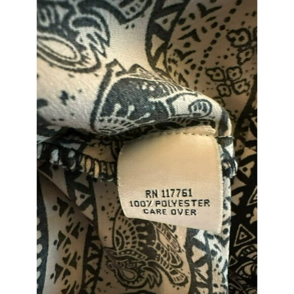 Speed Control New York Black Sleeveless Elephant Print Romper W/ Pockets Size - Picture 4 of 10